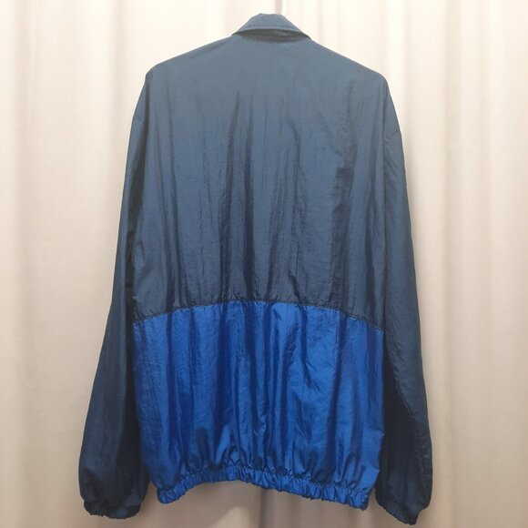 Vintage Ford Motor Co Nylon Windbreaker Jacket Blue 90s Rare Licensed Large - Picture 3 of 11